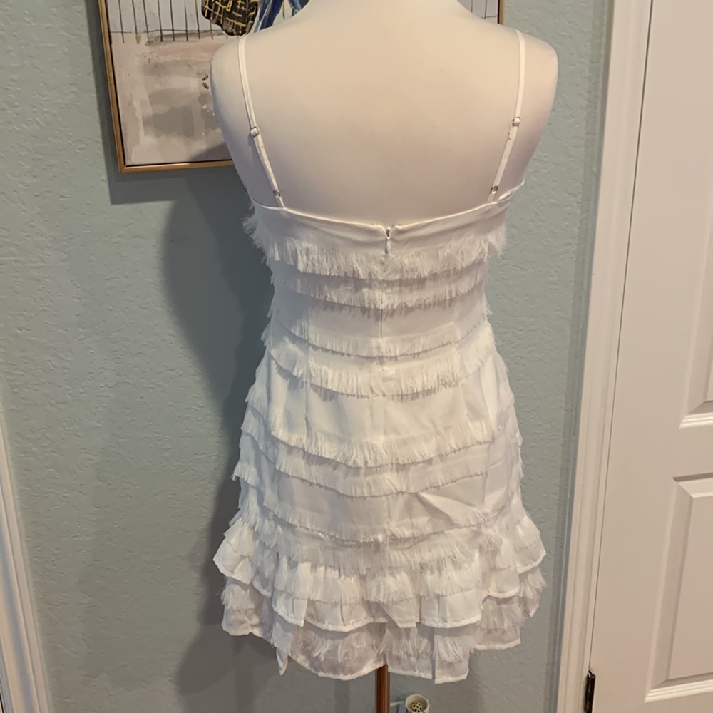 Princess Polly White Ruffle Dress - Picture 5 of 11